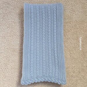 NWOT Cashmere Scarf Extra Long Elliot Mann Blue